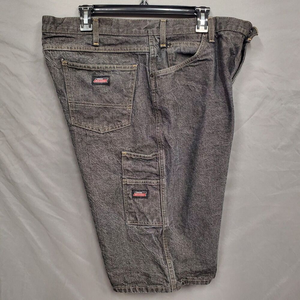 Dickies Carpenter Utility Work Shorts Men's Size 38 Black Denim ER305BK